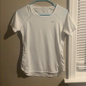 White nike athletic top